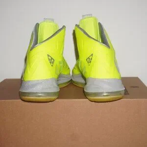 Nike | Shoes | Nike Lebron X Volt Wolf Greypure Platinum Sz  display picture 1
